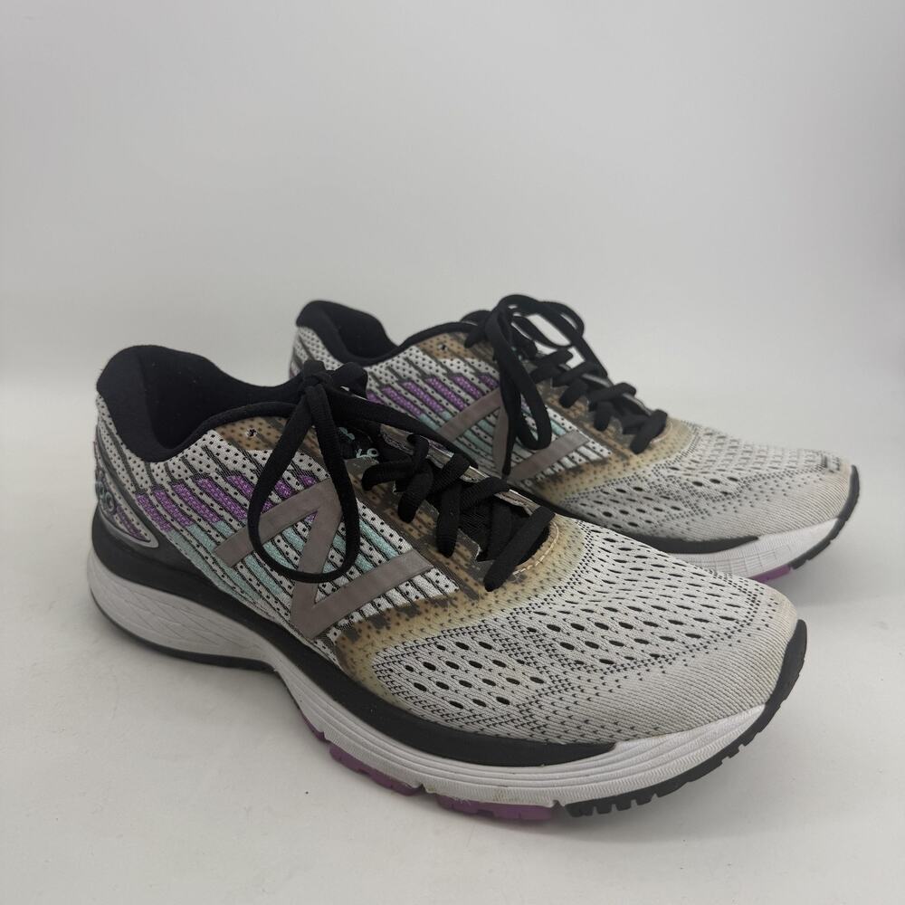 New Balance 860v9 Shoes Womens Size 9 White Purple Mesh Running Sneakers W860WP9